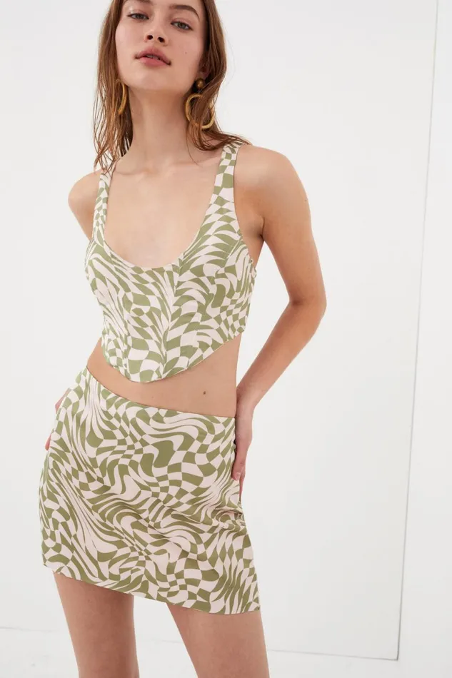 Women Tops For Love and Lemons Nomi Corset Top Green Women Tops For Love and Lemons Nomi Corset Top Green