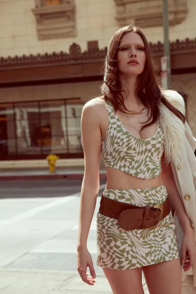 Women Tops For Love and Lemons Nomi Corset Top Green Women Tops For Love and Lemons Nomi Corset Top Green