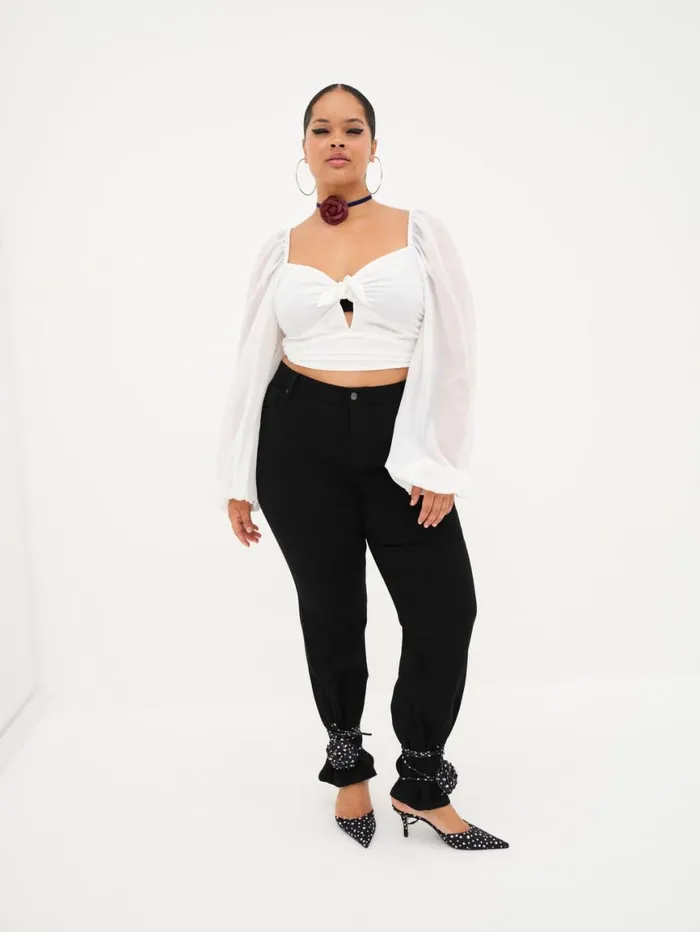 Women Tops For Love and Lemons Trisha Crop Top White Women Tops For Love and Lemons Trisha Crop Top White