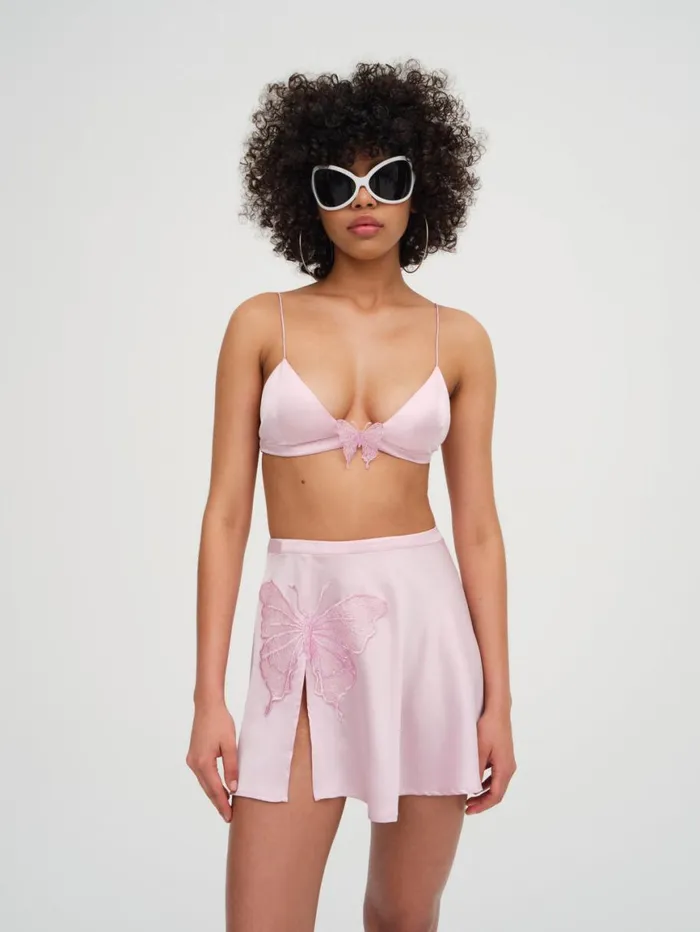Women Tops For Love and Lemons Truette Bralette Top Pink Women Tops For Love and Lemons Truette Bralette Top Pink