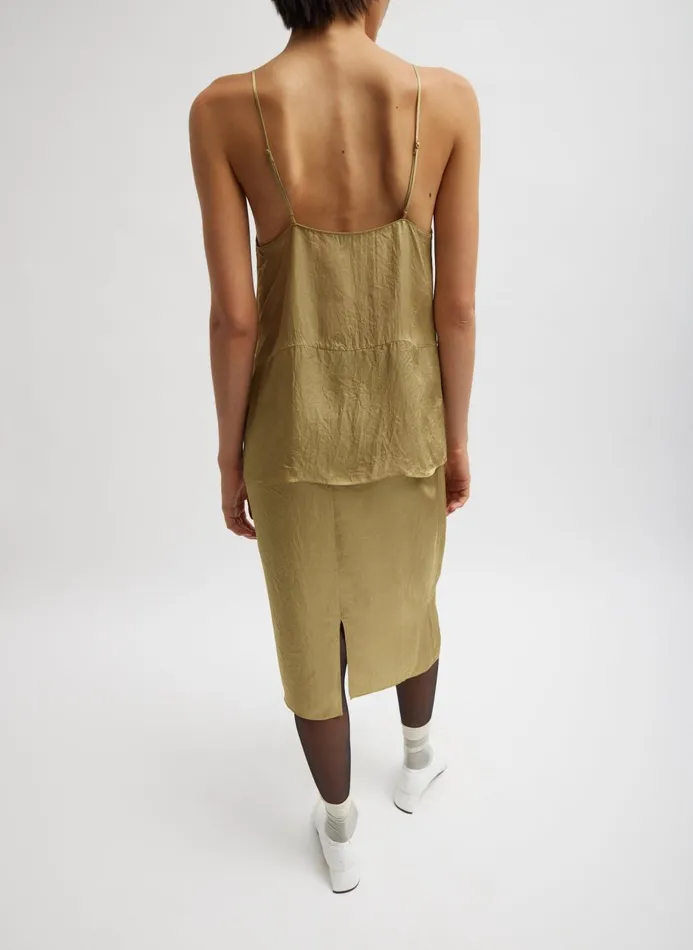 Women Tops Tibi The Slip Cami Champagne
