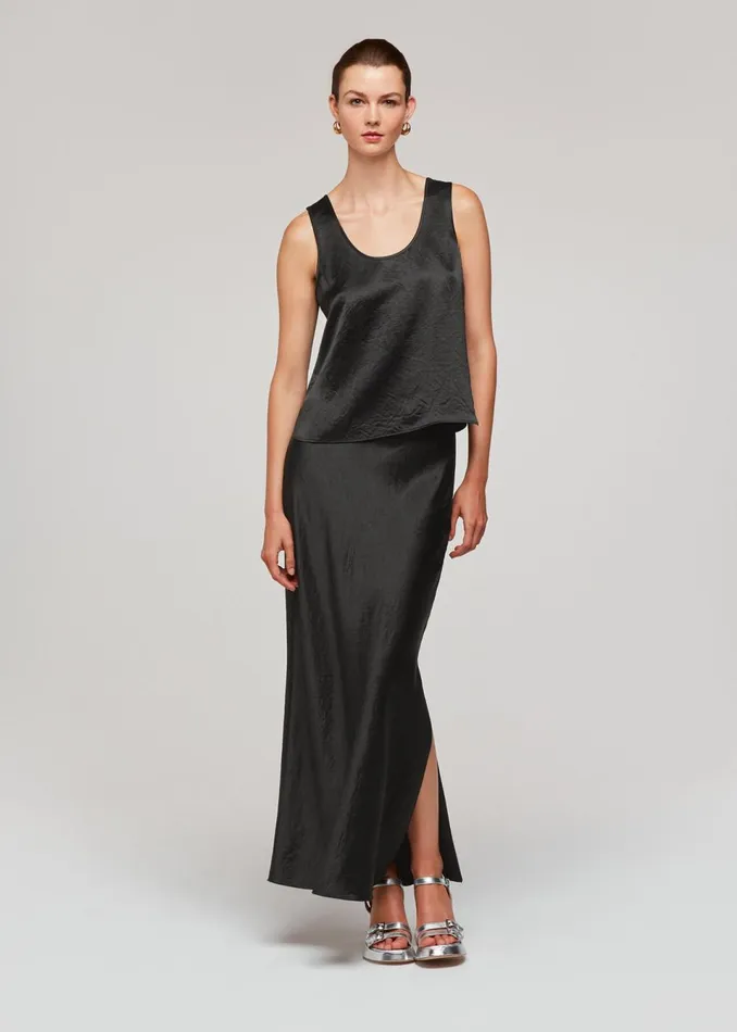 Women Tops Whistles Black Ella Cami Top