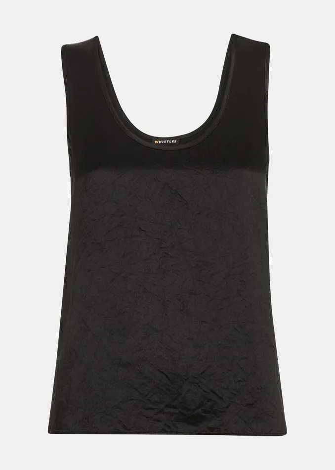 Women Tops Whistles Black Ella Cami Top