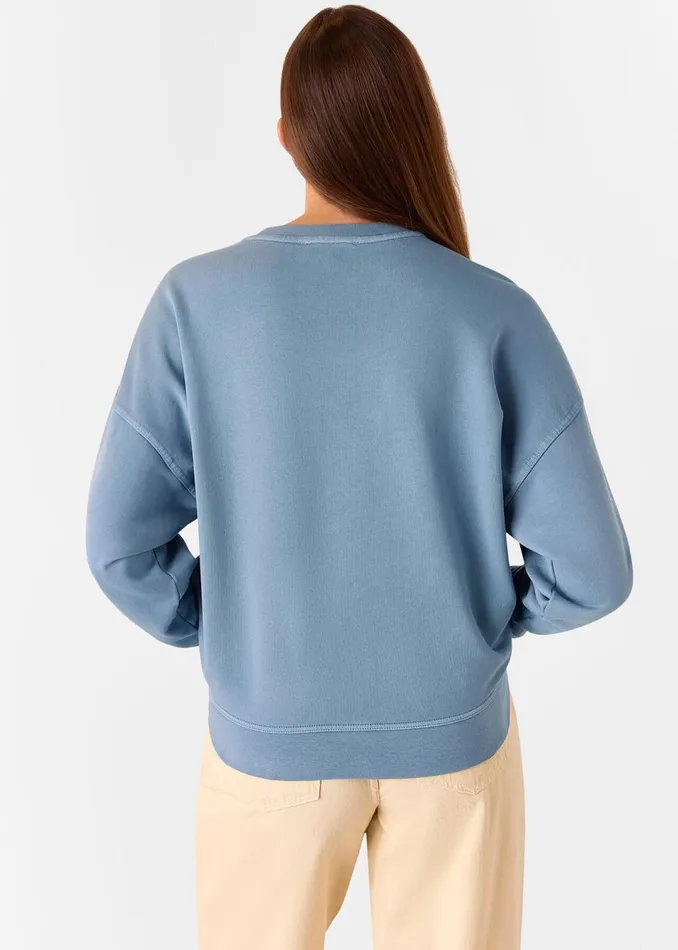 Women Tops Whistles Blue Relaxed Sweat