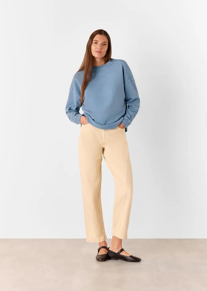 Women Tops Whistles Blue Relaxed Sweat