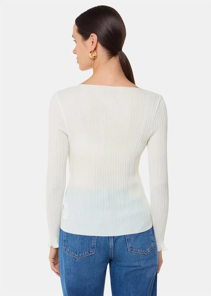 Women Tops Whistles Ivory Elsa Plisse Top