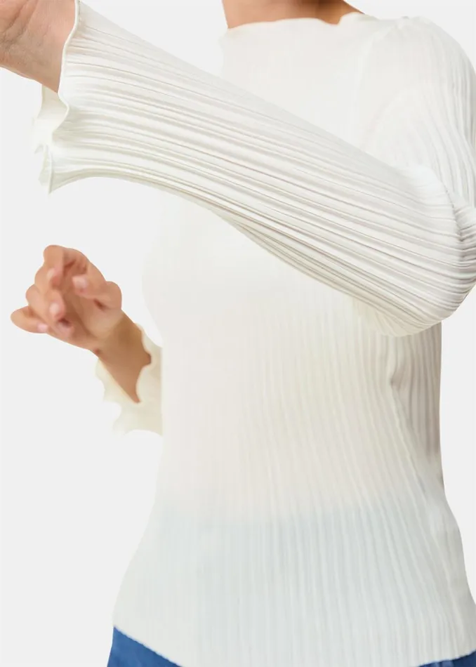 Women Tops Whistles Ivory Elsa Plisse Top