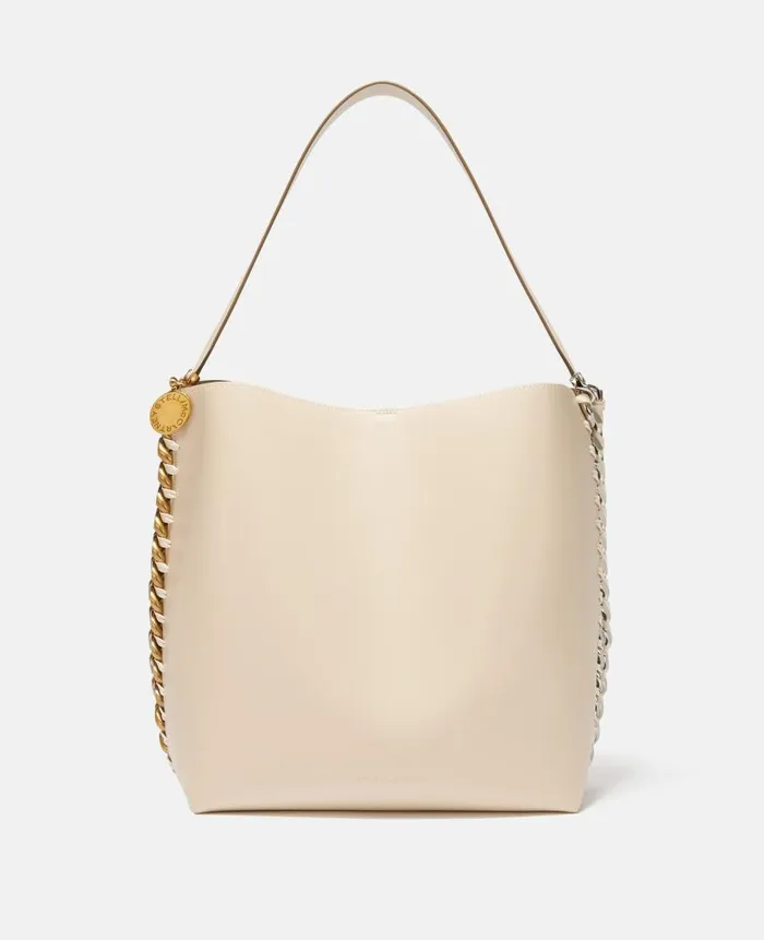 Women Tote Bags Stella McCartney Frayme Tote Bag White