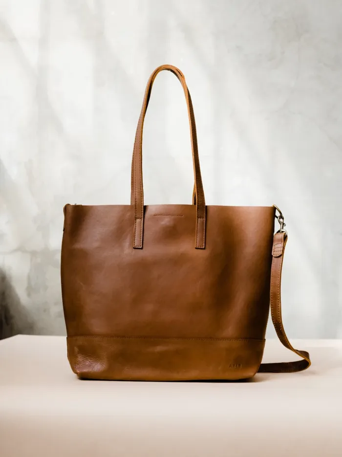 Women Totes and Shoulder Bags Able Abera Crossbody Tote Whiskey