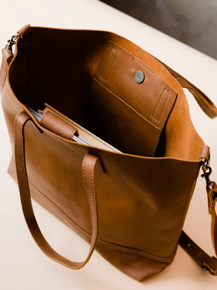 Women Totes and Shoulder Bags Able Abera Crossbody Tote Whiskey