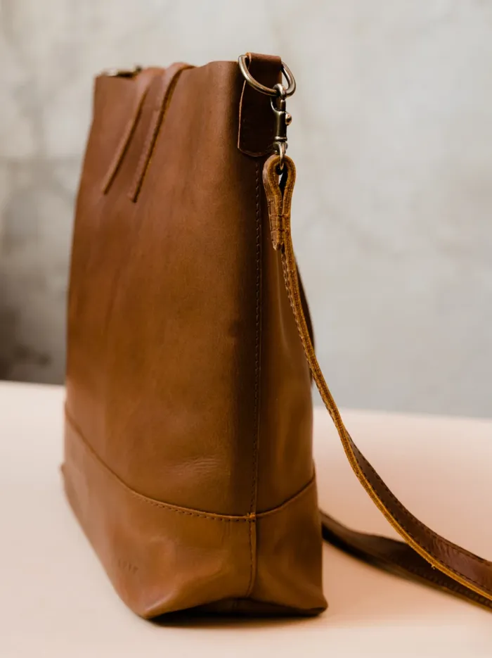 Women Totes and Shoulder Bags Able Abera Crossbody Tote Whiskey