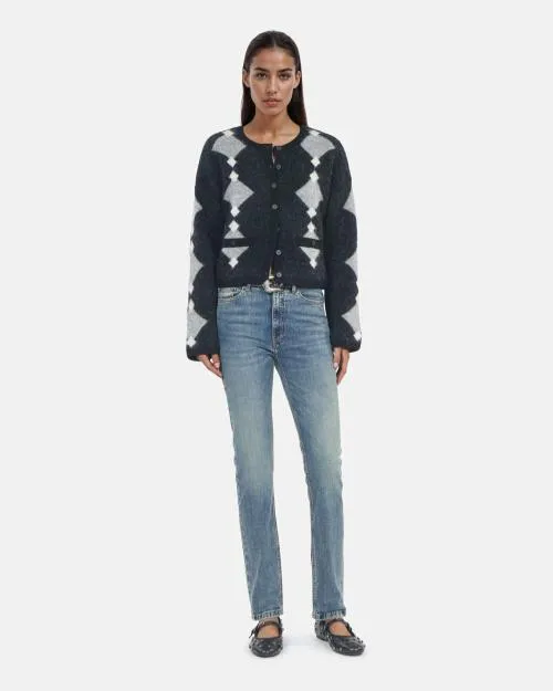 Women Trousers and Jeans The Kooples Slim Blue Jeans Used Rapiece