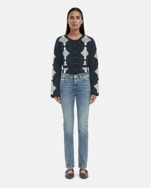 Women Trousers and Jeans The Kooples Slim Blue Jeans Used Rapiece