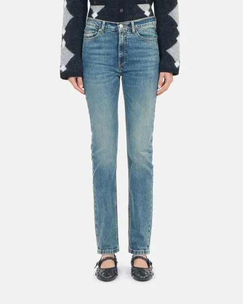 Women Trousers and Jeans The Kooples Slim Blue Jeans Used Rapiece
