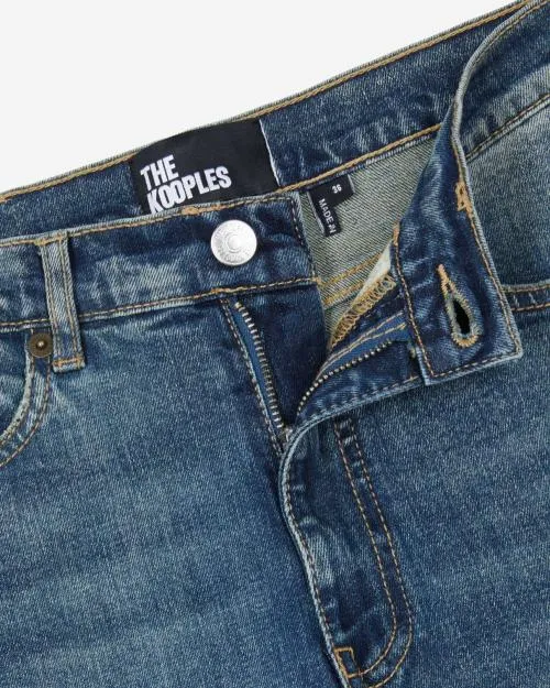 Women Trousers and Jeans The Kooples Slim Blue Jeans Used Rapiece