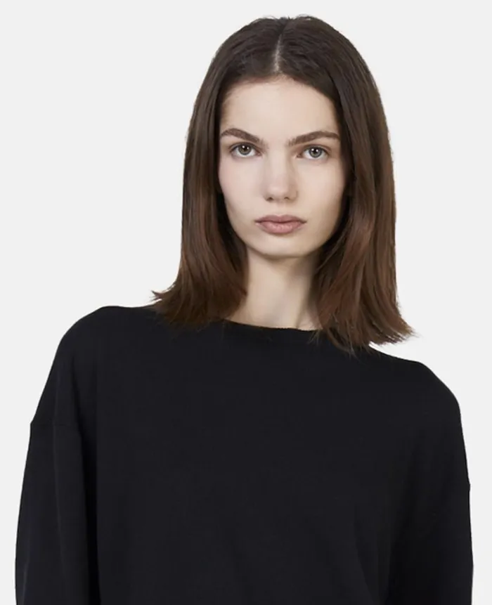 Women Trousers And Shorts Stella McCartney MidRise Tapered Sweatpants Black