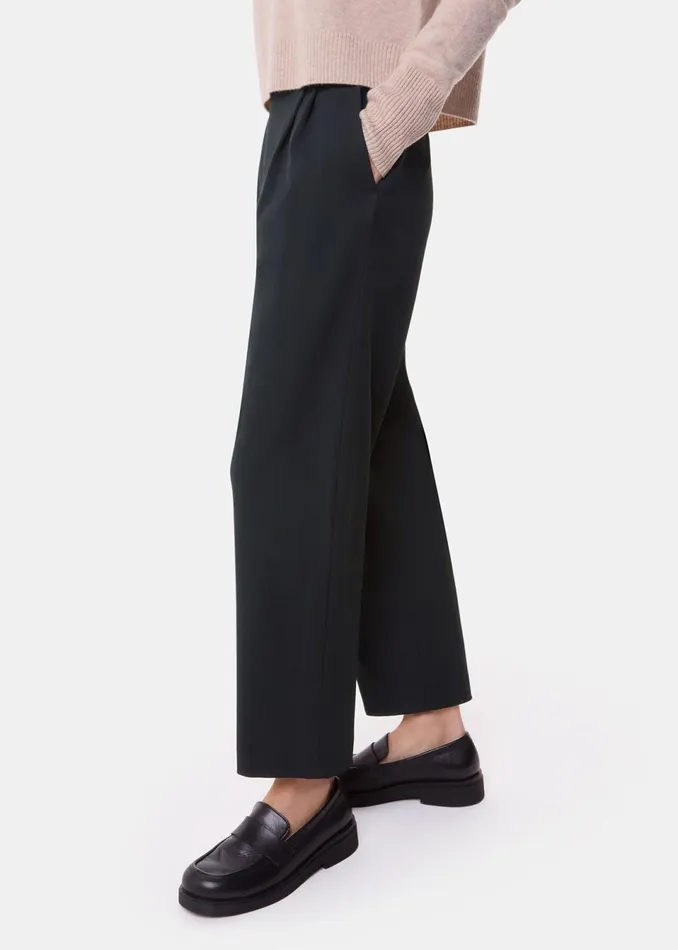 Women Trousers Whistles Black Matilda Tapered Trouser