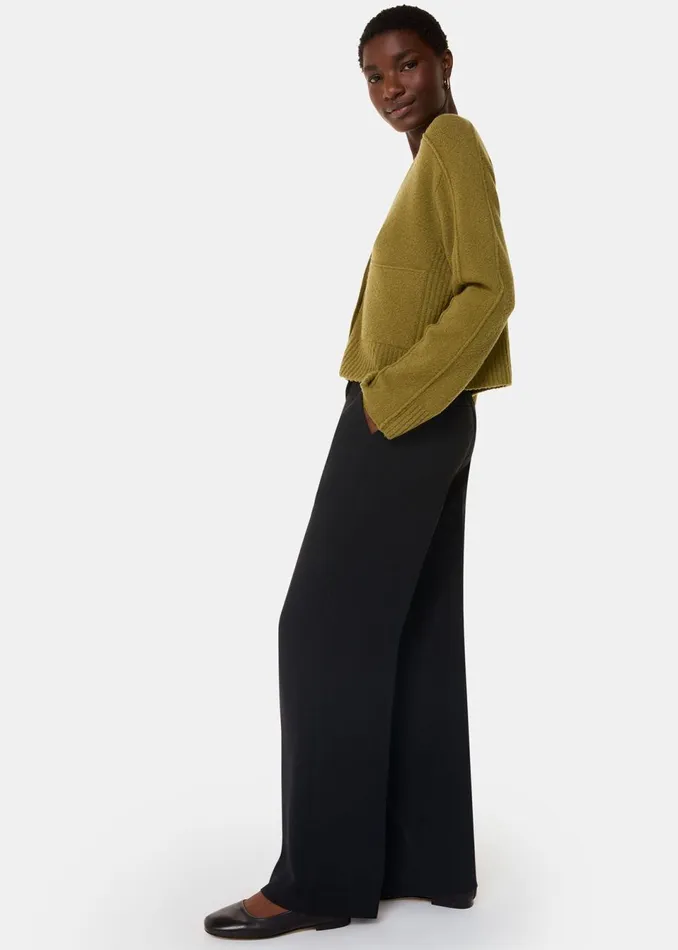 Women Trousers Whistles Black Ultimate Crepe Trouser
