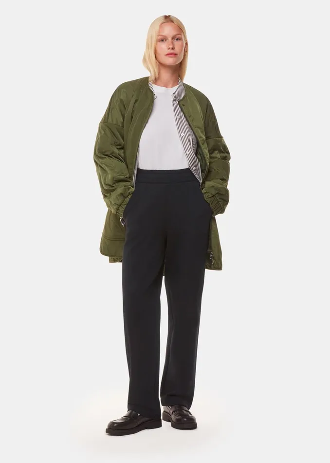 Women Trousers Whistles Black Ultimate Straight Leg Jogger
