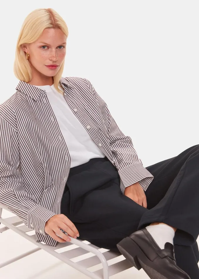 Women Trousers Whistles Black Ultimate Straight Leg Jogger