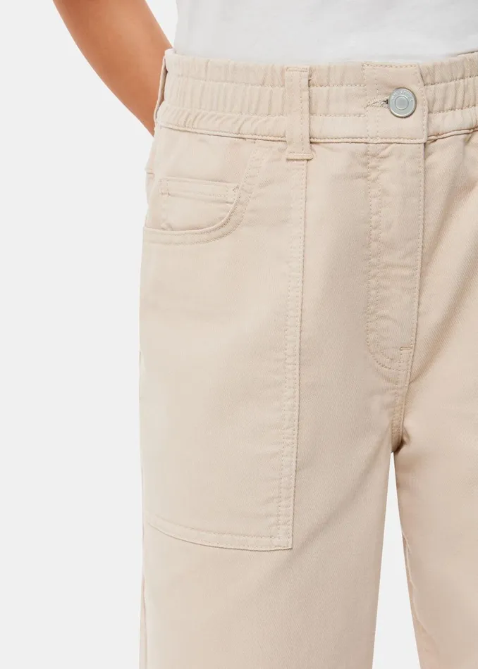 Women Trousers Whistles Neutral Tessa Casual Trouser