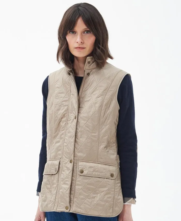 Women Vests Barbour Wray Gilet Gardenia