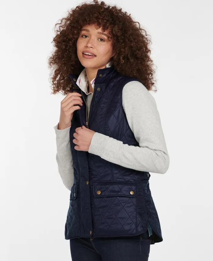 Women Vests Barbour Wray Gilet Navy