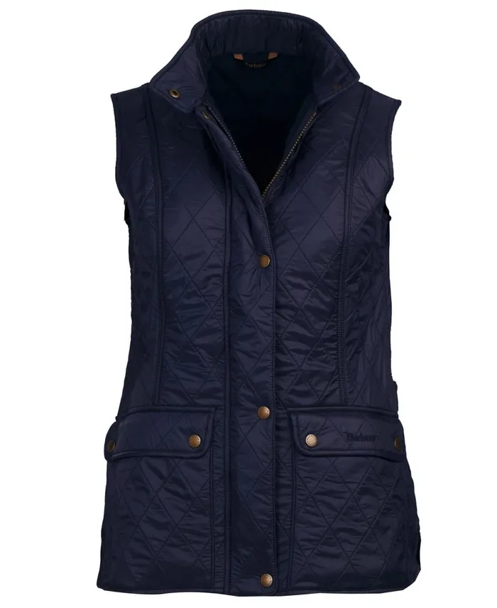 Women Vests Barbour Wray Gilet Navy Women Vests Barbour Wray Gilet Navy