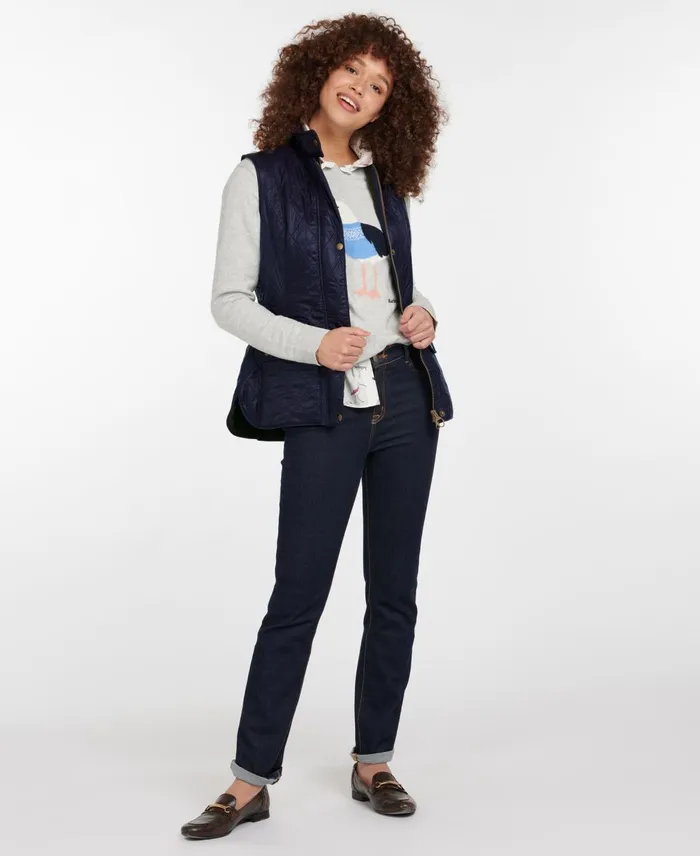 Women Vests Barbour Wray Gilet Navy Women Vests Barbour Wray Gilet Navy
