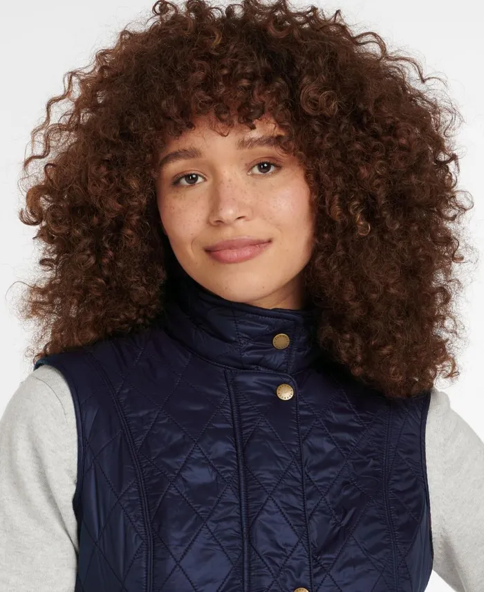 Women Vests Barbour Wray Gilet Navy Women Vests Barbour Wray Gilet Navy