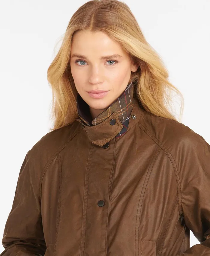 Women Waxed Jackets Barbour Beadnell Wax Jacket Black