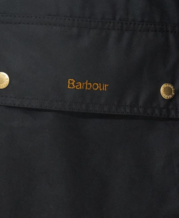 Women Waxed Jackets Barbour Printed Townfield Wax Jacket Classic Blacksage Tartan