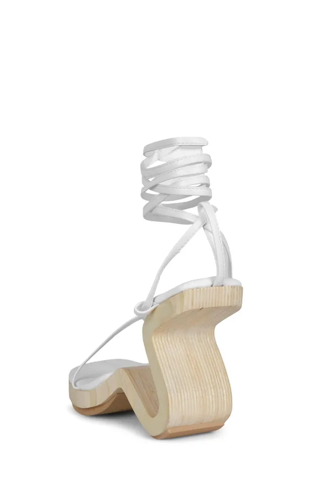 Women Wedge Jeffrey Campbell ALLTHAT White