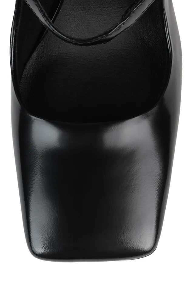 Women Wedge Jeffrey Campbell GIZA Black Box Black