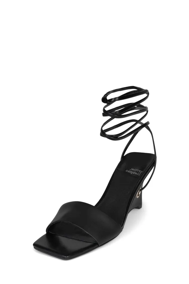 Women Wedge Jeffrey Campbell READY2GO Black Gold