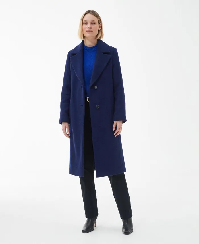 Women Wool Jackets Barbour Angelina Wool Jacket Azure Bluedark Navy Women Wool Jackets Barbour Angelina Wool Jacket Azure Bluedark Navy