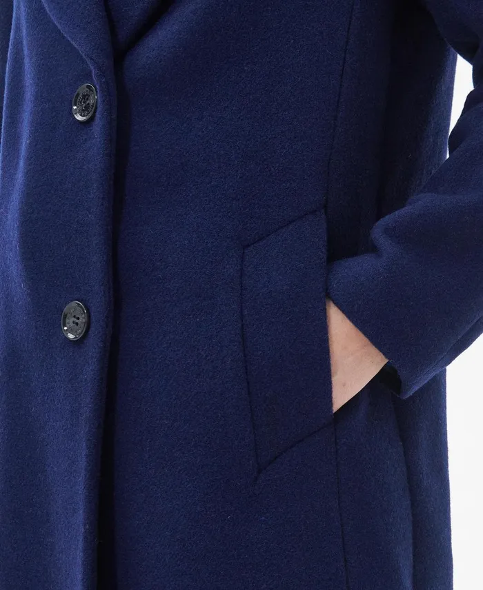 Women Wool Jackets Barbour Angelina Wool Jacket Azure Bluedark Navy Women Wool Jackets Barbour Angelina Wool Jacket Azure Bluedark Navy