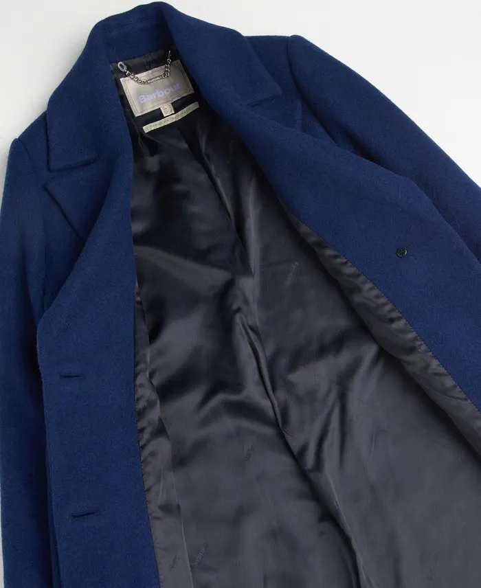 Women Wool Jackets Barbour Angelina Wool Jacket Azure Bluedark Navy Women Wool Jackets Barbour Angelina Wool Jacket Azure Bluedark Navy