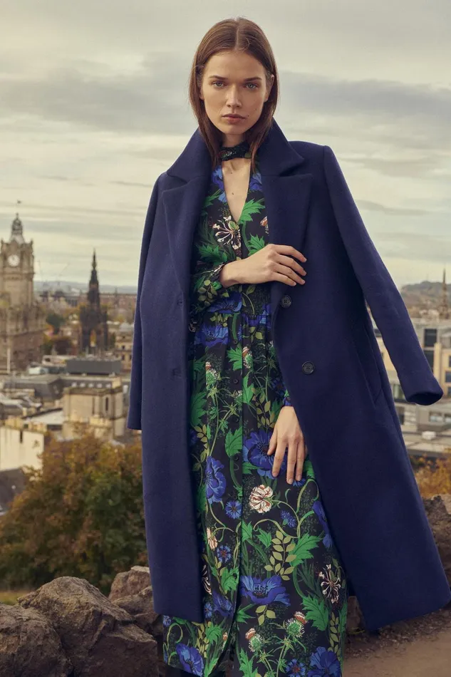Women Wool Jackets Barbour Angelina Wool Jacket Azure Bluedark Navy Women Wool Jackets Barbour Angelina Wool Jacket Azure Bluedark Navy
