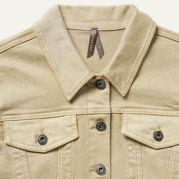 Workwear Inspired Shirt Dress Tan Women Stetson Mini