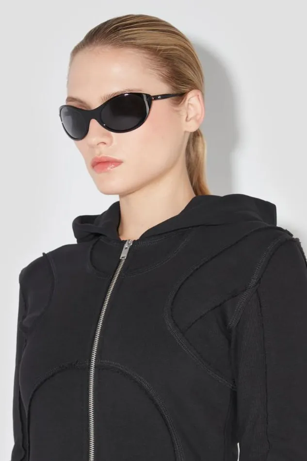 X Hoodie Zipped Black Women MISBHV Hoodies and Sweats